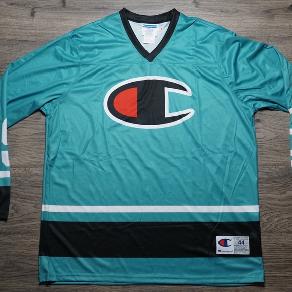 champion turquoise shirt